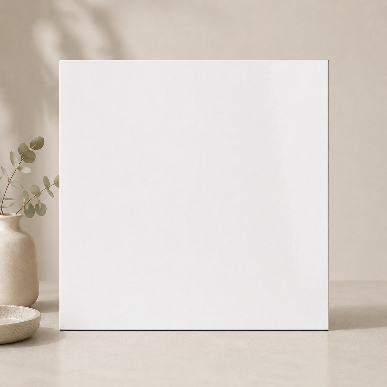 Solid White Glossy
